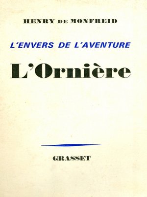 cover image of L'ornière